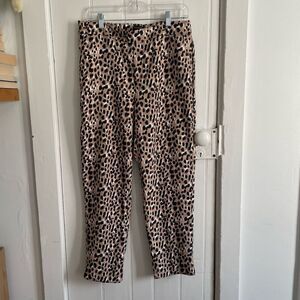Banana Republic Hayden Leopard Print Pants